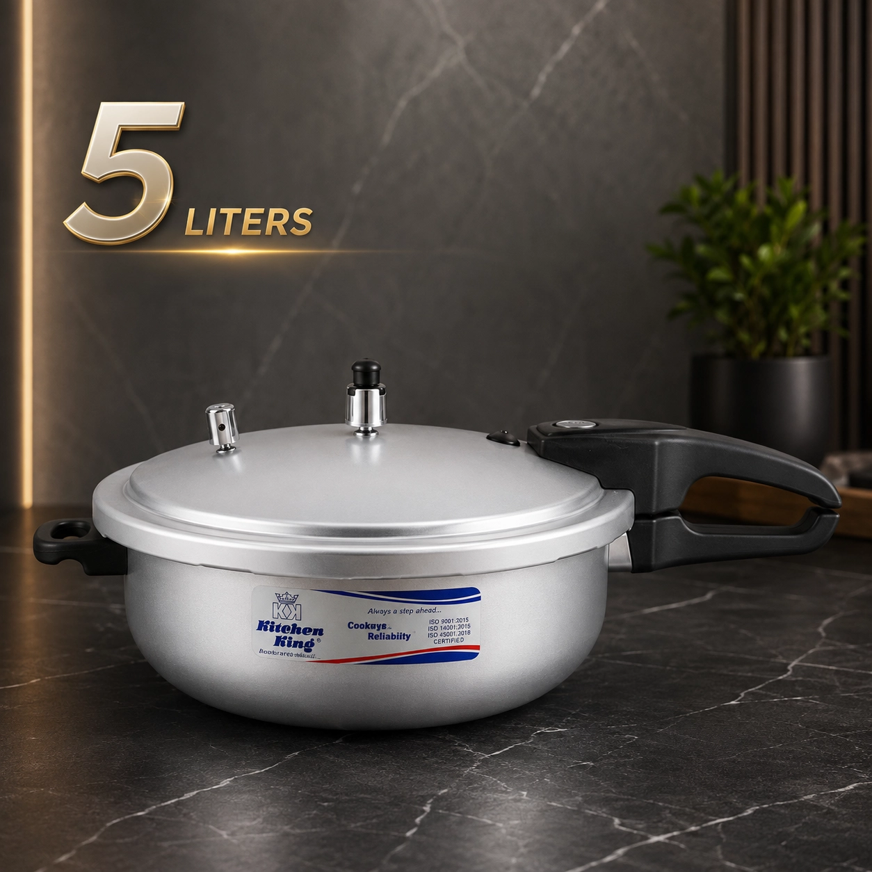 5 Liter Wok (Karahi) Cooker by Kitchen King